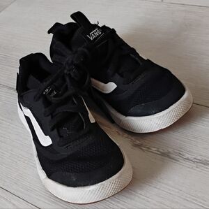 Vans Kids Black and White Sneakers